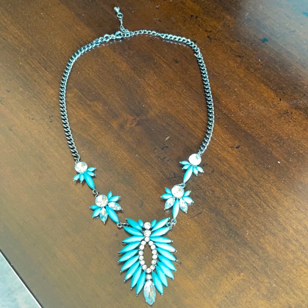 Turquoise statement necklace